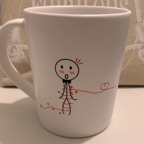 Stick Figures Heart Treat It With Love from Human Touch Coffee Mug - Picture 2 of 6